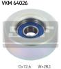 SKF VKM64026 Deflection/Guide Pulley, v-ribbed belt