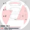 ZIMMERMANN 25096.165.1 (250961651) Brake Pad Set, disc brake