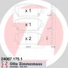 ZIMMERMANN 24087.175.1 (240871751) Brake Pad Set, disc brake