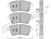 fri.tech. 931.0 (9310) Brake Pad Set, disc brake