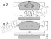 fri.tech. 991.0 (9910) Brake Pad Set, disc brake