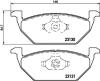 HELLA PAGID 8DB355008-591 (8DB355008591) Brake Pad Set, disc brake