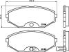 HELLA PAGID 8DB355011-181 (8DB355011181) Brake Pad Set, disc brake