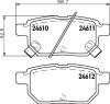 HELLA PAGID 8DB355013-581 (8DB355013581) Brake Pad Set, disc brake