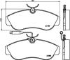 HELLA PAGID 8DB355018-151 (8DB355018151) Brake Pad Set, disc brake