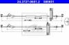ATE 24.3727-0651.2 (24372706512) Cable, parking brake
