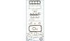 AJUSA 50075500 Full Gasket Set, engine