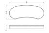 REMSA 1018 Brake Pad Set, disc brake