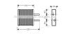 AVA QUALITY COOLING KA6046 Heat Exchanger, interior heating