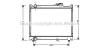 AVA QUALITY COOLING SZA2046 Radiator, engine cooling