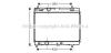AVA QUALITY COOLING TOA2357 Radiator, engine cooling