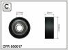 CAFFARO 500017 Tensioner Pulley, v-ribbed belt