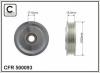 CAFFARO 500093 Deflection/Guide Pulley, v-ribbed belt