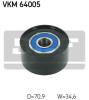 SKF VKM64005 Deflection/Guide Pulley, v-ribbed belt