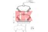 NK 223750 Brake Pad Set, disc brake