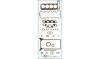 AJUSA 50080100 Full Gasket Set, engine