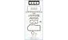 AJUSA 50233100 Full Gasket Set, engine