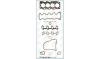 AJUSA 52053200 Gasket Set, cylinder head