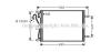 AVA QUALITY COOLING DNA5351 Condenser, air conditioning