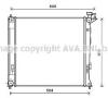 AVA QUALITY COOLING HY2284 Radiator, engine cooling