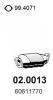 ASSO 02.0013 (020013) Catalytic Converter