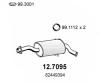 ASSO 12.7095 (127095) End Silencer