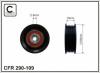 CAFFARO 290-109 (290109) Deflection/Guide Pulley, v-ribbed belt