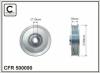 CAFFARO 500090 Deflection/Guide Pulley, v-ribbed belt