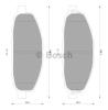 BOSCH 0986AB2400 Brake Pad Set, disc brake
