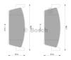 BOSCH 0986AB2464 Brake Pad Set, disc brake