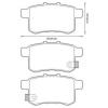 JURID 572626J Brake Pad Set, disc brake