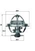 BEHR TX2180D Thermostat, coolant