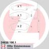 ZIMMERMANN 24638.190.1 (246381901) Brake Pad Set, disc brake