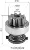 MAGNETI MARELLI AMB0448 Pinion, starter