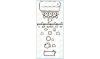 AJUSA 51038600 Full Gasket Set, engine