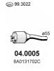 ASSO 04.0005 (040005) Catalytic Converter