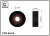 CAFFARO 08-00 (0800) Deflection/Guide Pulley, v-ribbed belt