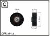 CAFFARO 37-12 (3712) Deflection/Guide Pulley, v-ribbed belt