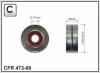 CAFFARO 473-00 (47300) Tensioner Pulley, v-ribbed belt