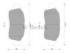 BOSCH 0986AB2659 Brake Pad Set, disc brake