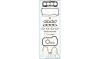 AJUSA 50153300 Full Gasket Set, engine