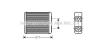 AVA QUALITY COOLING FD6362 Heat Exchanger, interior heating