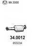 ASSO 34.0012 (340012) Catalytic Converter