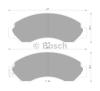 BOSCH 0986AB2231 Brake Pad Set, disc brake