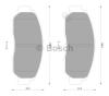 BOSCH 0986AB2387 Brake Pad Set, disc brake