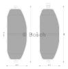 BOSCH 0986AB2551 Brake Pad Set, disc brake