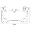 JURID 573339J Brake Pad Set, disc brake