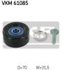 SKF VKM61085 Deflection/Guide Pulley, v-ribbed belt