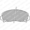 DELPHI LP1080 Brake Pad Set, disc brake