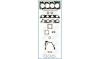 AJUSA 50245600 Full Gasket Set, engine
